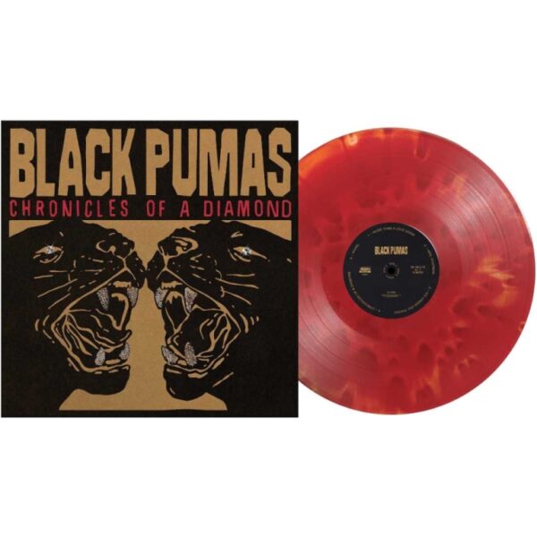 Black pumas Chronicles of a Diamond clear red vinyl