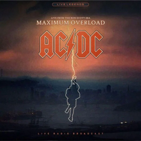 ACDC Maximum Overload LIVE colored vinyl red