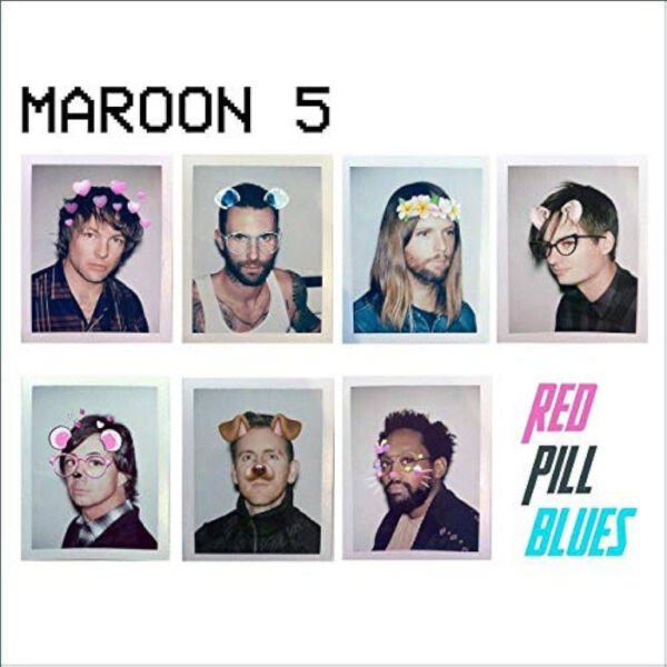 Maroon 5 Red Pill Blues white colored vinyl