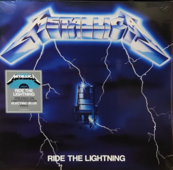metallica Ride the Lightning LTD. Rem. 2016 Clear Blue 1LP