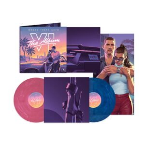 Grand Theft Auto VI: The Album - Vinyl Indie Pink & White / Blue & White edition